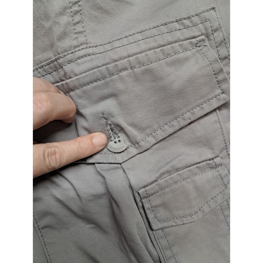 Match & Matchstick Cargo Shorts Mens Sz 40 Khaki Dress Chino Work Pockets Flat - Picture 12 of 14